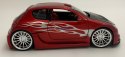 PEUGEOT 206 Tuning red model metal Welly 1:24