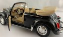 VW Volkswagen Beetle cabrio metal model Welly 1:24