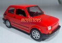 FIAT 126 czerwony MALUCH 1:34 Welly 44022