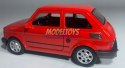 FIAT 126 czerwony MALUCH 1:34 Welly 44022