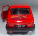 FIAT 126 czerwony MALUCH 1:34 Welly 44022