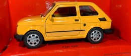 FIAT 126 pomarańczowy MALUCH 1:34 Welly 44022