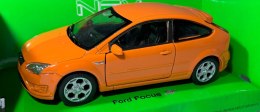 Ford Focus pomarańcz 1:34 Welly 42378