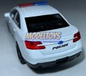 Ford Police Interceptor biały 1:34 Welly 43671