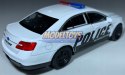 Ford Police Interceptor biały 1:34 Welly 43671