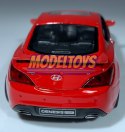 Hyundai Genesis Coupe czerwony 1:34 Welly 43628