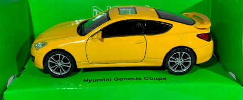 Hyundai Genesis Coupe żółty 1:34 Welly 43628