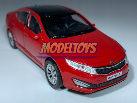KIA Optima czerwona 1:34 Welly 43636 KIA Optima czerwona 1:34 Welly 43636