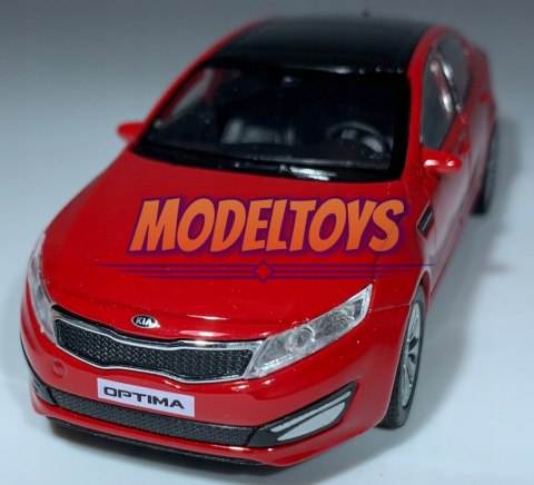 KIA Optima czerwona 1:34 Welly 43636 KIA Optima czerwona 1:34 Welly 43636