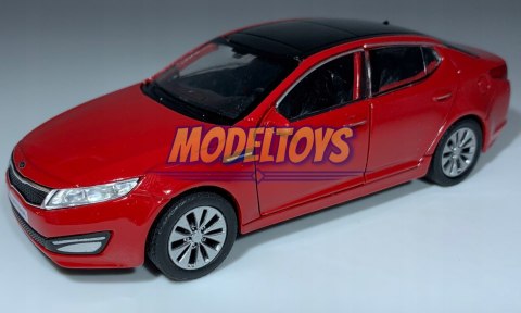 KIA Optima czerwona 1:34 Welly 43636 KIA Optima czerwona 1:34 Welly 43636