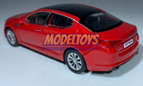 KIA Optima czerwona 1:34 Welly 43636 KIA Optima czerwona 1:34 Welly 43636