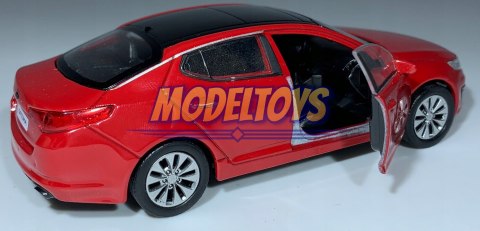 KIA Optima czerwona 1:34 Welly 43636 KIA Optima czerwona 1:34 Welly 43636