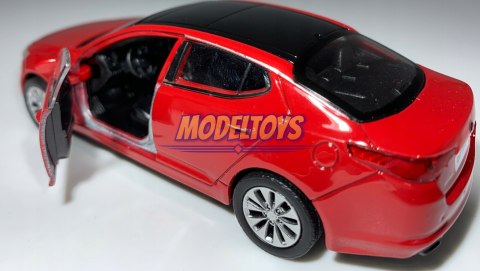 KIA Optima czerwona 1:34 Welly 43636 KIA Optima czerwona 1:34 Welly 43636