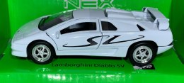 Lamborghini Diablo SV biały 1:34 Welly 49768