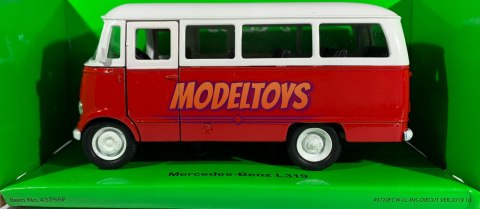 Mercedes-Benz L319 czerwony 1:34 Welly 43755WV Mercedes-Benz L319 czerwony 1:34 Welly 43755WV