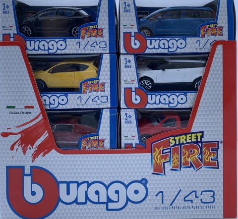 RENAULT Clio model metalowy 1:43 Bburago RENAULT Clio model metalowy 1:43 Bburago