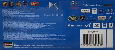 RENAULT Clio model metalowy 1:43 Bburago RENAULT Clio model metalowy 1:43 Bburago