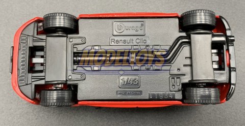 RENAULT Clio model metalowy 1:43 Bburago RENAULT Clio model metalowy 1:43 Bburago