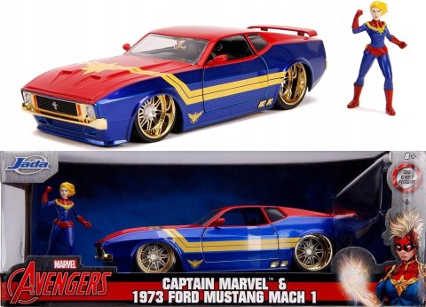 Ford Mustang '73 Captain Marvel AVENGERS JADA 1:24