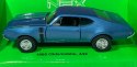 Oldsmobile 442 1968 niebieski 1:34 Welly 43711F