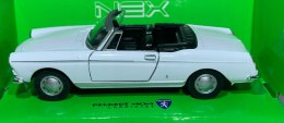 Peugeot 404 Cabriolet biały 1:34 Welly 43604F