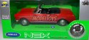 Peugeot 404 Cabriolet czerwony 1:34 Welly 43604F