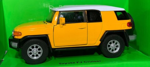 Toyota FJ Cruiser żółta 1:34 Welly 43639F