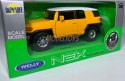 Toyota FJ Cruiser żółta 1:34 Welly 43639F