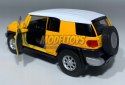 Toyota FJ Cruiser żółta 1:34 Welly 43639F