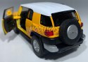 Toyota FJ Cruiser żółta 1:34 Welly 43639F