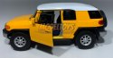 Toyota FJ Cruiser żółta 1:34 Welly 43639F