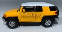 Toyota FJ Cruiser żółta 1:34 Welly 43639F