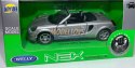 Toyota MR2 Spyder srebrna 1:34 Welly 42326F