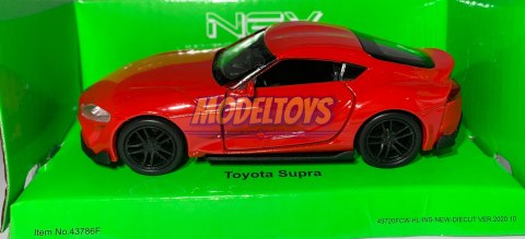 Toyota Supra czerwona 1:34 Welly 43786F Toyota Supra czerwona 1:34 Welly 43786F