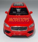 VOLVO XC 90 2015 czerwony 1:34 Welly 43688F