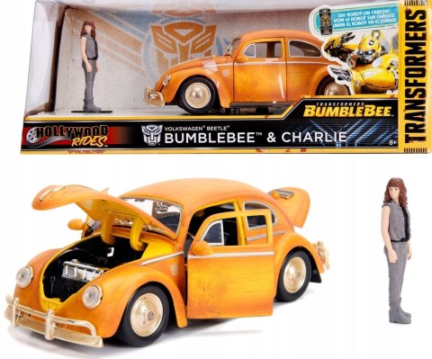 VW Beetle Bumblebee Transformers model JADA 1:24 VW Beetle Bumblebee Transformers model JADA 1:24