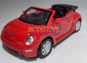 VW New Beetle Convertible red 1:34 Welly 42352F