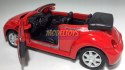 VW New Beetle Convertible red 1:34 Welly 42352F