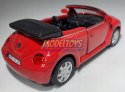 VW New Beetle Convertible red 1:34 Welly 42352F