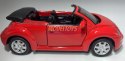 VW New Beetle Convertible red 1:34 Welly 42352F