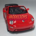 VW New Beetle Convertible red 1:34 Welly 42352F