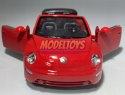 VW New Beetle Convertible red 1:34 Welly 42352F