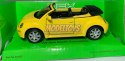 VW New Beetle Convertible yellow 1:34 Welly 42352F