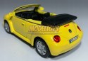 VW New Beetle Convertible yellow 1:34 Welly 42352F