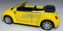 VW New Beetle Convertible yellow 1:34 Welly 42352F