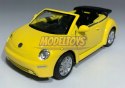 VW New Beetle Convertible yellow 1:34 Welly 42352F