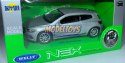 Volkswagen Scirocco srebrny 1:34 Welly 43615