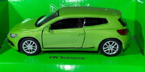 Volkswagen Scirocco zielony 1:34 Welly 43615F