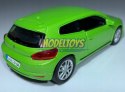 Volkswagen Scirocco zielony 1:34 Welly 43615F