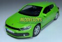 Volkswagen Scirocco zielony 1:34 Welly 43615F